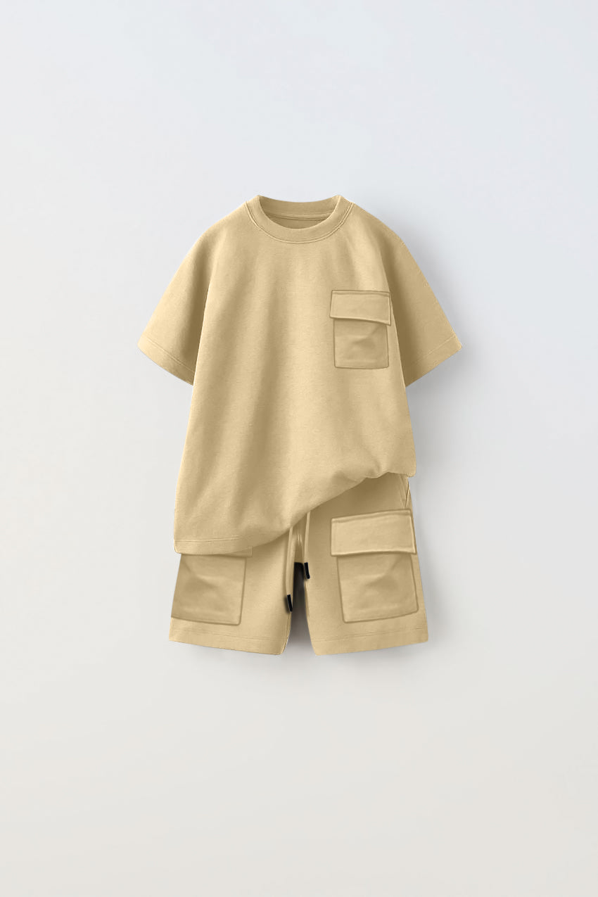 Ensemble cargo shorts - Beige